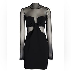 NWT ALC Rita Illusion Tulle & Crepe Mini  size 2